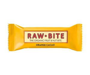 Raw Bite Barre Biologique Orange Et Cacao 50g