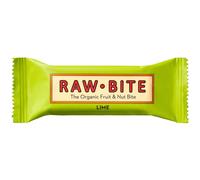 RAW BITE Bio Barres Citron vert épicé Barre 12x50 g