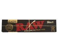 RAW Black Classic King Size Slim Lot de 10 carnets de 32 feuilles, ultra fines