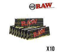 RAW BLACK ORGANIC 1/4 X10