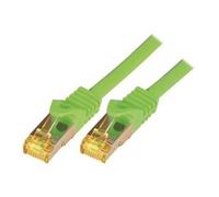 M-Cab 0.25m CAT7 S-FTP câble de réseau Vert 0,25 m S/FTP (S-STP)