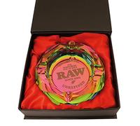Raw Cendrier en verre arc-en-ciel
