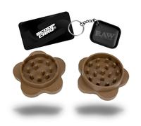 RAW Grinder Moulin à épices avec porte-clés RAW Tiny Noir mat