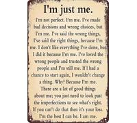 Raw Identity Label Metal Sign 12x8 Inch | Smoothed contour edges keep fingers safe while repositioning between rooms