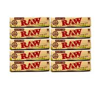 Raw Lot de 10 paquets de feuilles très longues slim organiques
