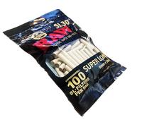 RAW Lot de 100 filtres noirs super longs 6 x 30 mm