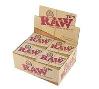 Raw Lot de 21 filtres pré-roulés naturels