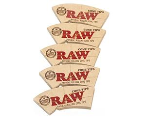 RAW Lot de 3 carnets d’embouts à rouler naturels