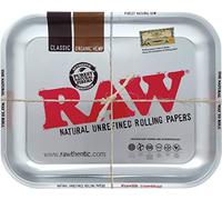 Raw Metallic Rolling Tray Silver 34 x 27,5 cm