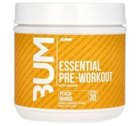 Raw Nutrition Bum, Pré-Entraînement Essentiel, Pêche Et Mangue, 423 G
