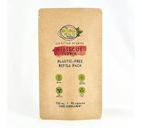 Raw Organic Hibiscus Capsules 700 mg Karkade | Soil Association | 90 | Cru, finement moulu, fabriqué en interne dans le Leicestershire, hibiscus égyptien, capsules HPMC végétaliennes