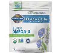 Raw Organics Farine De Lin Bio + Graines De Chia 12 Oz Par Garden Of Life