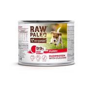 RAW PALEO Beef Rabbit Puppy 200g nourriture humide au boeuf avec du lapin pour les chiots