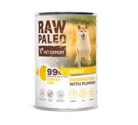 RAW PALEO Turkey&Cod Adult 400g nourriture humide pour chiens à base de dinde et de morue
