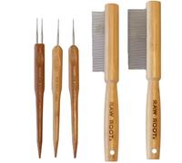 RAW ROOTs | Kit d'outils Dreadlock en bambou exclusif | Outils pour l'entretien et la création de dreadlocks