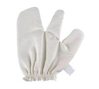 Raw Silk Gloves, Body Scrub Gloves, Silk Massage Mitten with Elastic Wrist Band for Secure Fit, and Rejuvenating Skin, Perfect for Home Spa, Bath, Shower,