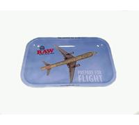 RAW Small Flying Metal Rolling Tray-27,5 x 17,5 cm, bleu, M