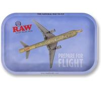 RAW Small Flying Metal Rolling Tray-27,5 x 17,5 cm, bleu, M