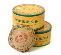 Raw Thé Puerh Cake 3Pcs 100g Total 10.5oz 2006 Year Aged Phoenix - Tuocha Boxed - Pu erh Puer Pu'er Tea - Chinese Yunnan