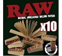 Raw TIPS Lot de 10 Carnets x 50 Filtres en carton