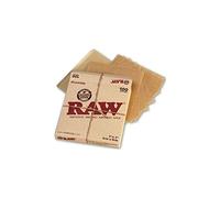 RAW Unrefined Parchment Paper Squares 3 x 3 100 Sheet Pack by RAW
