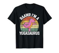 Rawar Je suis Un Yogasaurus Dinosaures Vintage Yoga T-Shirt