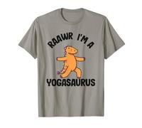 Rawar Je suis Un Yogasaurus Dinosaures Yoga T-Shirt