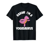 Rawar Je suis Un Yogasaurus Dinosaures Yoga T-Shirt