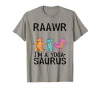 Rawar Je suis Un Yogasaurus Dinosaures Yoga T-Shirt