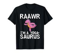 Rawar Je suis Un Yogasaurus Dinosaures Yoga T-Shirt