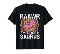 Rawar Je suis Un Yogasaurus Mandala Dinosaures Yoga T-Shirt
