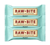 RAWBITE Barre de fruits & noix avec cacahuètes 3x50 g