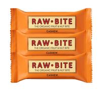 RAWBITE Barre de fruits & noix cajou 3x50 g