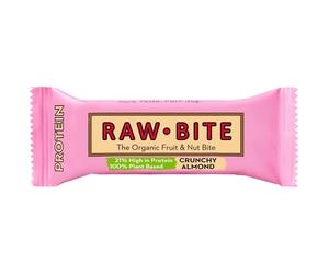 RAWBITE Barres protéinées aux fruits et noix avec Crunchy Amandes Barre 45 g