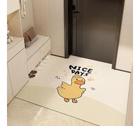 Rawbmop Paillasson Interieur Entree Canard Dessin AniméTapis Absorbant Entree Lavable en Machine, Facile à Nettoyer, Mode Tapis pour Entrée, Jardin, Chiens 50x80cm