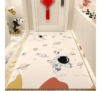 Rawbmop Paillasson Interieur Entree Planète Cosmique Tapis de Porte extérieur,imperméable,Lavable,avec Envers en Caoutchouc antidérapant,retient la poussière,pour Couloir,entrée,Cuisine40x60cm