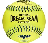 Rawlings Ballon de Softball Officiel USSSA Fastpitch, 12 pièces, C12BYLUC