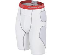 Rawlings Baseball Slider Shorts, Blanc/Jardin Opulent, S Homme