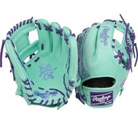 Rawlings Gants de baseball Heart of The Hide Series | 29,2 cm | Main droite | Menthe/violet