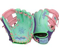 Rawlings Gants de baseball Heart of The Hide Series | 29,2 cm | Main droite | Menthe/violet/rose