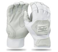 Rawlings | Gants de Batteur de Baseball Workhorse pour Adulte | Blanc/Blanc | Med