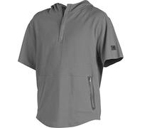 Rawlings Gold Collection 2021 Sweat à capuche à manches courtes et demi-fermeture Éclair Gris clair Taille M