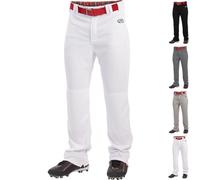Rawlings Launch Series Baseball Pants | Full Length Semi-Relaxed Fit | Adult Sizes | Solid | Multiple Options Pantalon de Lancement pour Homme, Blanc, XXL