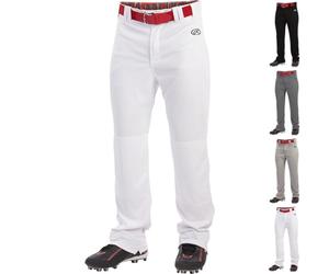 Rawlings Launch Series Baseball Pants | Full Length Semi-Relaxed Fit | Adult Sizes | Solid | Multiple Options Pantalon de Lancement pour Homme, Blanc, XXL