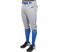 Rawlings Launch Series Baseball Pants | Knicker Fit | Adult Sizes | Piped | Multiple Colors Pantalon Homme, Gris/Bleu Roi, L