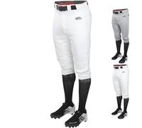 Rawlings Launch Series Pantalon de Baseball pour Adulte, Couleur Unie, Blanc