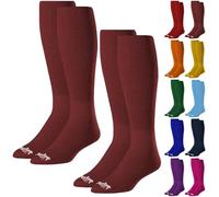 Rawlings Lot de 4 paires de chaussettes de baseball unisexes