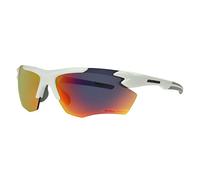 Rawlings Lunettes de soleil Curve It pour homme, blanc/rouge, 76mm
