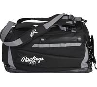 Rawlings Mach Hyrbid Sac à Dos/Sac de Sport pour équipement de Baseball et Softball Noir, Noir, Taille Unique, Sac à Dos/Sac de Sport Hybride