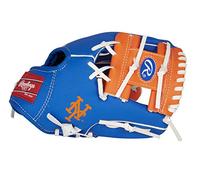 Rawlings | MLB Players Glove Series | Gants de baseball T-ball et jeunes | Mets de New York | 3 m | Bleu roi